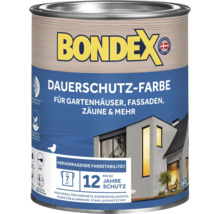 Bondex Dauerschutzfarbe für Gartenhäuser und Fassaden, wetterfeste Holzfarbe für zwölf Jahre Schutz auf Metall, Kunststoff und Holz.