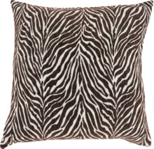 Quadratisches Dekokissen mit Zebra Muster Design