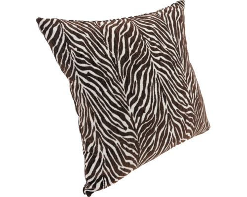 Quadratisches Dekokissen mit Zebrastreifenmuster