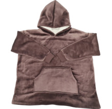 Ein weicher übergroßer Kuschelpullover mit Kapuze und einer großen Kängurutasche auf der Vorderseite.