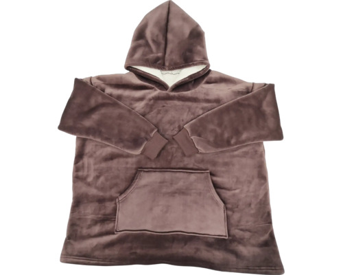 Ein weicher übergroßer Kuschelpullover mit Kapuze und einer großen Kängurutasche auf der Vorderseite.