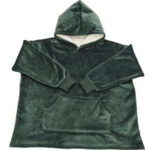 Kuscheliger Kapuzenpullover aus Fleece mit weichem Innenfutter und großer Fronttasche für gemütliche Stunden.
