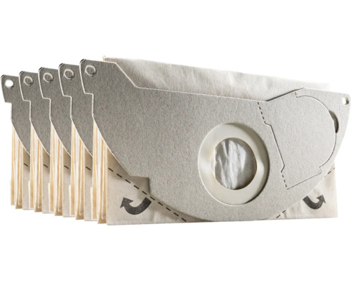 Set mit Staubsaugerbeuteln aus Papier für den Haushaltsstaubsauger