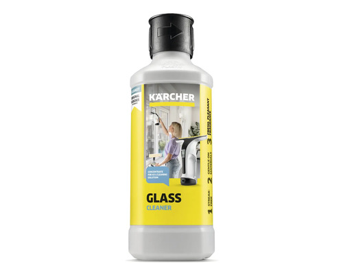 Karcher Glasreiniger Konzentrat RM 503 für Fenstersauger in der Flasche mit Verschlusskappe