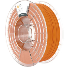 Extrudr PETG Filament für 3D Drucker auf einer transparenten Spule mit 1,75 Millimeter Durchmesser und 1100 Gramm Gewicht.