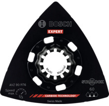 Bosch Expert AVZ 90 RT6 Schleifplatte mit Starlock Aufnahme für Multifunktionswerkzeuge und Carbide Technologie