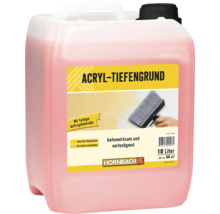 Kanister mit 10 Liter Acryl Tiefengrund von Hornbach für innen und außen ideal für Gipskarton