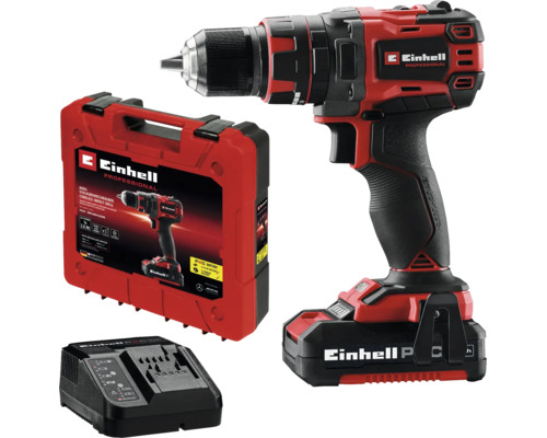 Einhell Professional Akku Schlagbohrschrauber mit Akku, Ladegerät und Transportkoffer