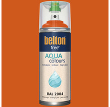 Belton Free Aqua Colours Sprühlack in Reinorange hochglänzend RAL 2004