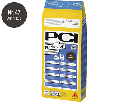 PCI Nanofug variabler Flexfugenmörtel in Anthrazit für keramische Beläge