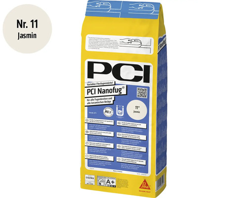 PCI Nanofug Flexfugenmörtel Jasmin für alle Fugenbreiten und keramischen Beläge im Innen und Außenbereich.
