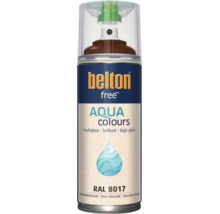 Belton Free Aqua Colours Sprühlack hochglänzend Schokoladenbraun RAL 8017 in der Sprühdose