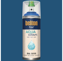 Belton free Aqua colours Lackspray in Enzianblau RAL 5010 matt