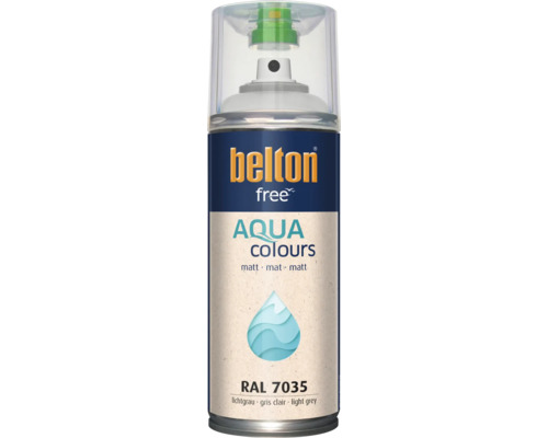 belton free Aqua Lack Spray matt RAL 7035 lichtgrau