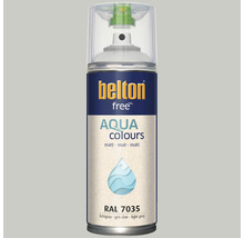 Belton free Aqua Colours Sprühlack matt lichtgrau RAL 7035 in der Spraydose