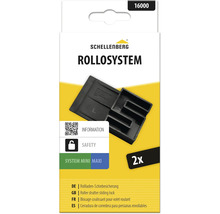 Schellenberg Rolladen-Schiebesicherung für Rolladen, Set mit 2 Stück, zur Sicherung gegen Hochschieben.