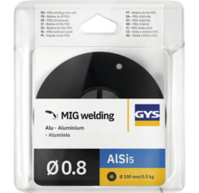 GYS Aluminium MIG Schweißdraht AlSi5 0,8 Millimeter 0,5 Kilogramm Spule in Blisterverpackung