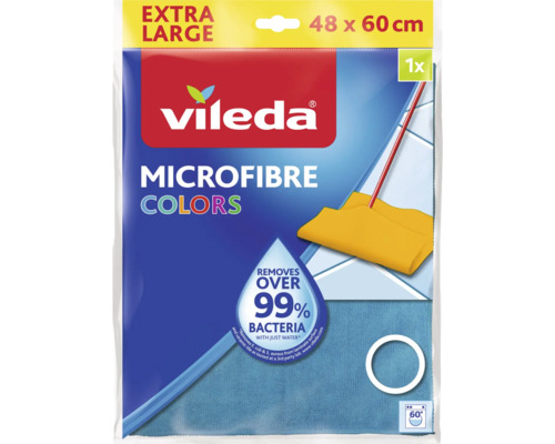 Vileda Mikrofaser Tuch Extra Large 48 mal 60 Zentimeter für eine hygienische Reinigung