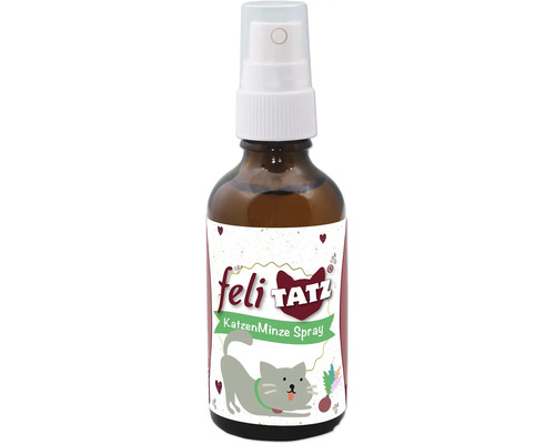 Braune Sprühflasche mit Katzenminze Spray für Katzen von felitatz