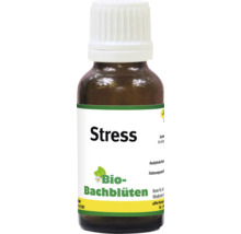 Eine kleine Flasche Bio Bachblüten Stress von cdVet zur Beruhigung für Tiere.