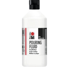 Marabu Pouring Fluid Acryl-Medium in einer Kunststoffflasche für Acrylmalerei