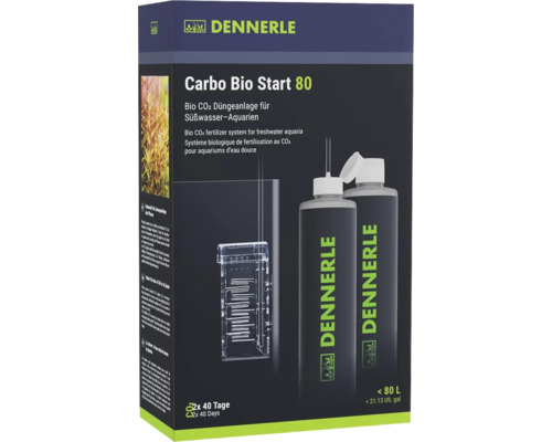 Dennerle Carbo Bio Start 80 Bio CO2 Düngeanlage für Süßwasser Aquarien bis 80 Liter