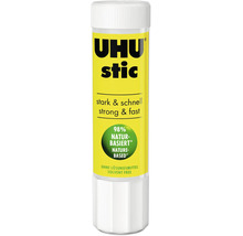 UHU Stic Klebestift für starkes und schnelles Kleben, lösungsmittelfrei und auf Naturbasis