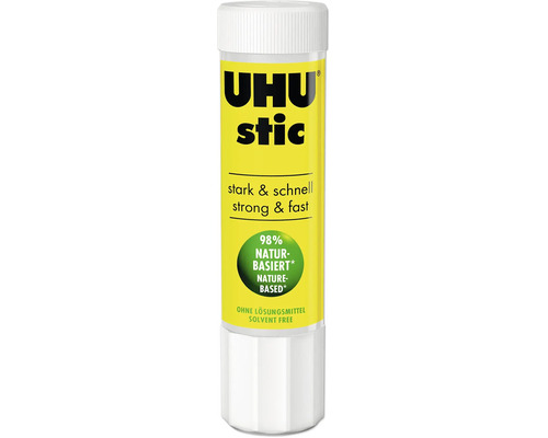 UHU Stic Klebestift für starkes und schnelles Kleben, lösungsmittelfrei und auf Naturbasis