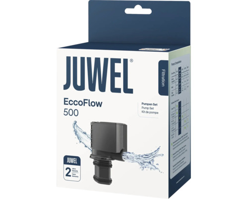 Juwel EccoFlow 500 Pumpenset für Aquarium Filter inklusive zweijähriger Garantie in der Produktverpackung.