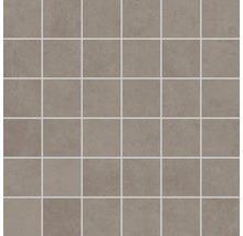 Quadratisches Mosaikfliesennetz mit matter Oberfläche und betonartiger Struktur für Wand oder Boden