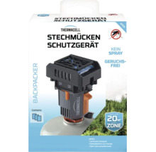 Thermacell Backpacker Stechmückenschutzgerät im Set mit drei Wirkstoffplättchen und Aufbewahrungstasche.