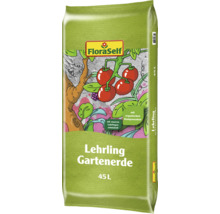 FloraSelf Lehrling Gartenerde mit organischen Komponenten in 45 Liter Packung