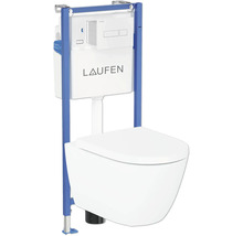 Laufen WC Vorwandelement mit Unterputzspülkasten und wandhängendem WC