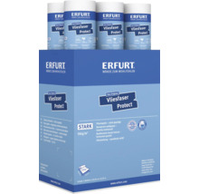 Erfurt Vliesfaser Protect stark geprägte Vliestapete im Paket mit 6 Rollen, 10,05 m x 0,53 m, PVC-frei.