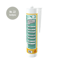 PCI Silcoferm S Silikon Dichtstoff in sandgrau 310 Milliliter Kartusche für innen und außen