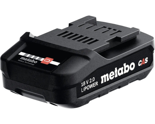 Metabo LiPower Akku 18 Volt 2.0 Amperestunden für Elektrowerkzeuge mit Cordless Alliance System Technologie
