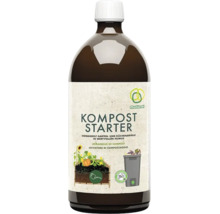 Multikraft Kompoststarter zur Umwandlung von Garten und Küchenabfällen in wertvollen Humus in einer Flasche