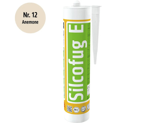 Silcofug E Silikonkartusche Farbe Anemone zur Fugenabdichtung im Sanitärbereich