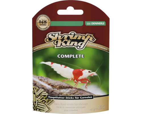Dennerle Shrimp King Complete Hauptfutter Sticks für Garnelen 45 Gramm