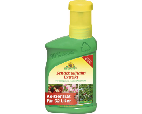Neudorff Schachtelhalm Extrakt Pflanzenschutzkonzentrat für 62,5 Liter Spritzbrühe in Kunststoffflasche aus 90 Prozent Recyclingmaterial