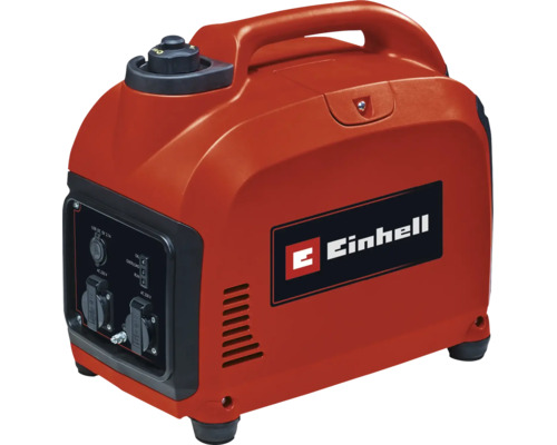 Einhell Inverter Stromerzeuger mit Tragegriff und Anschlüssen für Wechselstrom und USB.