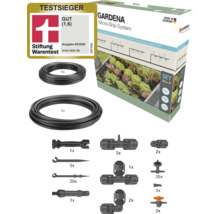 GARDENA Micro Drip System Set für Hochbeete und Reihenpflanzungen mit Bewässerungszubehör und Auszeichnung von Stiftung Warentest