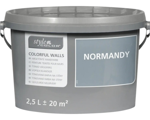 Eimer StyleColor Wandfarbe Normandy 2,5 Liter für zirka 20 Quadratmeter