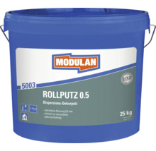 Modulan Rollputz 0.5 Dispersionsputz im 25 Kilogramm Eimer mit 0,5 Millimeter Körnung für den Innenbereich