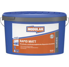 Modulan Rapid Matt 3103 Dispersions Innenfarbe 12,5 Liter Eimer für streiflichtunempfindliche Wandanstriche im Innenbereich
