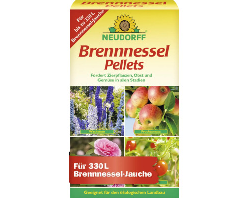 Neudorff Brennnessel Pellets für bis zu 330 Liter Brennnesseljauche zur Förderung von Zierpflanzen Obst und Gemüse
