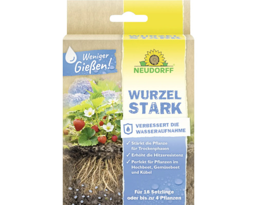 Neudorff WurzelStark Pflanzenstärkungsmittel zur Verbesserung der Wasseraufnahme für Garten und Kübelpflanzen