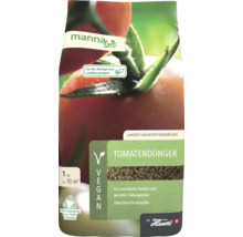 mannabio Tomatendünger, 1 kg veganer Bio-Dünger für Tomaten und Balkongemüse, geeignet für den ökologischen Landbau.