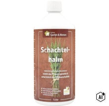 Biohelp Schachtelhalm Pflanzenstärkungsmittel 1 Liter zur Stärkung von Zellwänden und zur Förderung der Widerstandskraft von Pflanzen. (Image AI modified or generated)