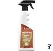 Biohelp Schachtelhalm Pflanzenstärkungsmittel in einer 0,5 Liter Sprühflasche zur natürlichen Kräftigung von Pflanzen. (Image AI modified or generated)